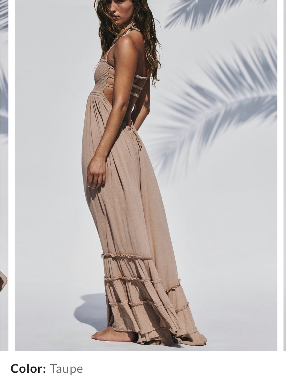 Free People Extratropical Maxi Dress size small